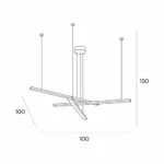 Viseće lampe → Maxlight P0474D Trio III