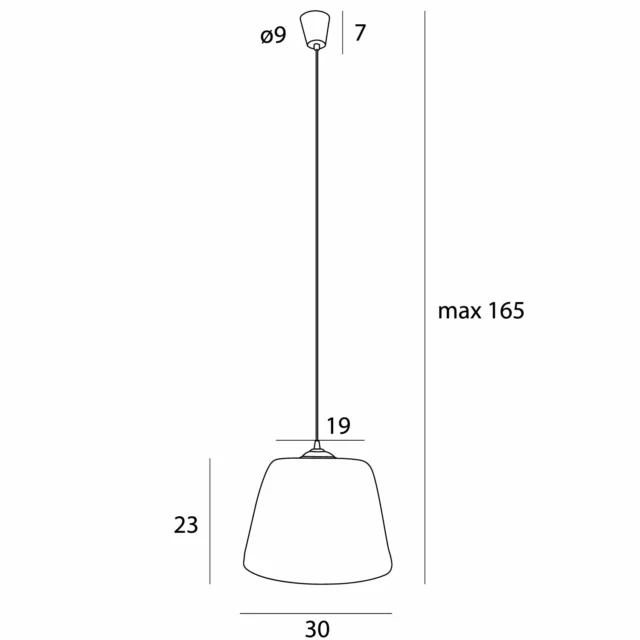 Підвісні лампи → Maxlight P0582 Pot