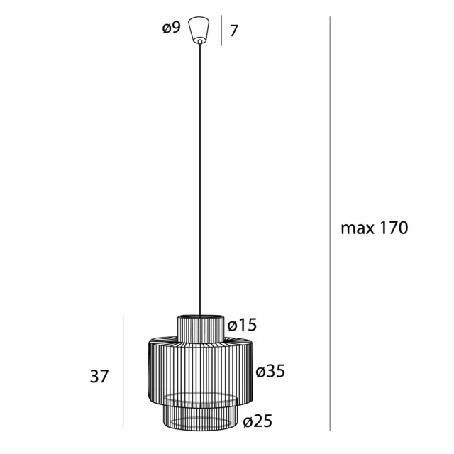 Pendant lamps → Maxlight P0586 Labriz