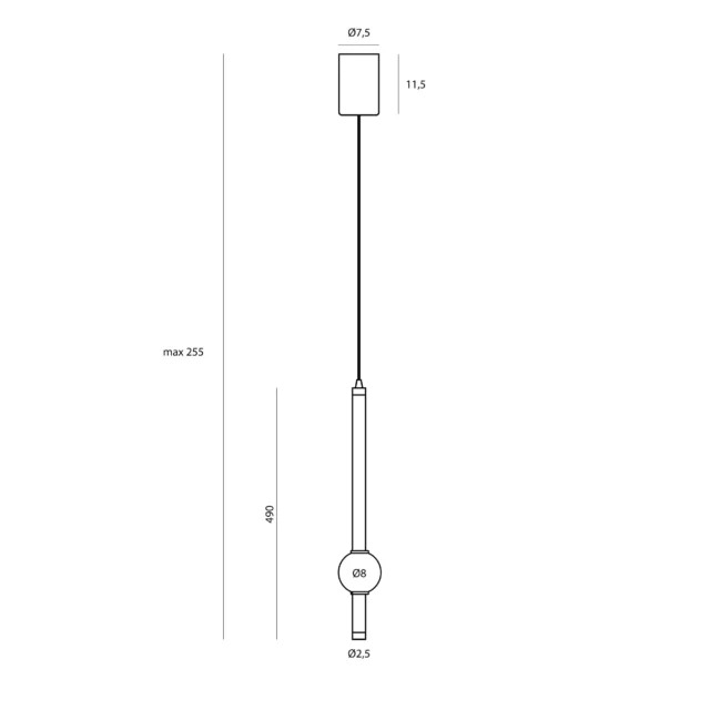 Pendelarmaturer → Maxlight P0611 Verdes