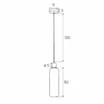 Pendelarmaturer → Maxlight P0510 Campanila