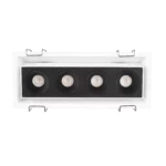 Teknisk belysning → Infälld → Maxlight H180.04 Modular, to be completed with the module HM180 and driver HT180