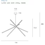 Pendant lamps → Maxlight P0270 Spider