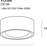 Ceiling lights → Maxlight C0134 Kodak I IP44