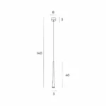 Pendelarmaturer → Maxlight P0484 Coffee I