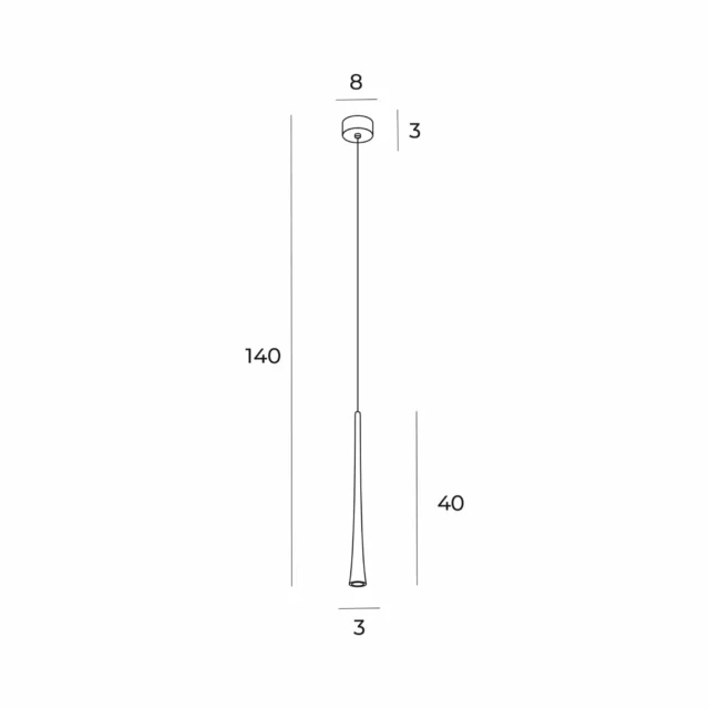 Pendelarmaturer → Maxlight P0484 Coffee I