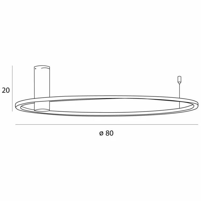 Ceiling lights → Maxlight C0240 Queen 80cm