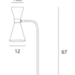 Asztali lámpák → Maxlight T0039 Cornet