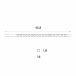 Systemy Szynowe → Magnetyczne → Oprawy → Maxlight M0054N Magnetic Raster płaski 46cm On/Off