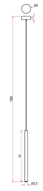 Lampy wiszące → Maxlight P0669 Metalic