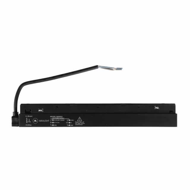 Skensystem → Magnetisk → Tillbehör → Maxlight MA0031 Magnetic 300W track-mounted power supply