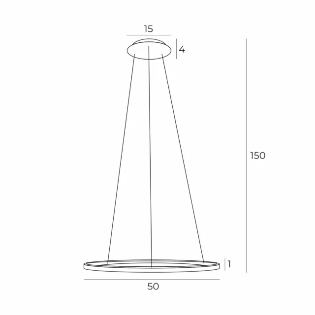 Lampy wiszące → Maxlight P0493 Queen 50cm