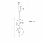 Pendelarmaturer → Maxlight P0564 Puro