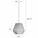 Viseće lampe → Maxlight P0584 Praslin II
