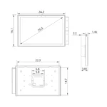 Skensystem → Magnetisk → Tillbehör → Maxlight MA0035 Magnetic Control panel Zigbee/Tuya