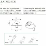 Технічне Освітлення → Вбудоване → Maxlight H0115 Bellatrix Side