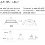 Технічне Освітлення → Вбудоване → Maxlight H0118 Bellatrix Tilted