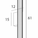 Wall lamps → Maxlight W0365 Fayette 61cm