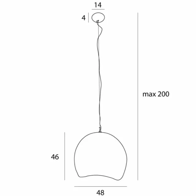 Pendant lamps → Maxlight P0533 Pierre 48cm