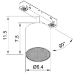 Systemy Szynowe → Magnetyczne → Akcesoria → Maxlight MA0038 Głośnik bezprzewodowy