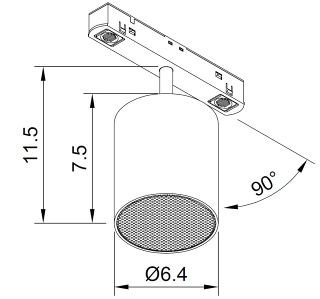 Systemy Szynowe → Magnetyczne → Akcesoria → Maxlight MA0038 Głośnik bezprzewodowy