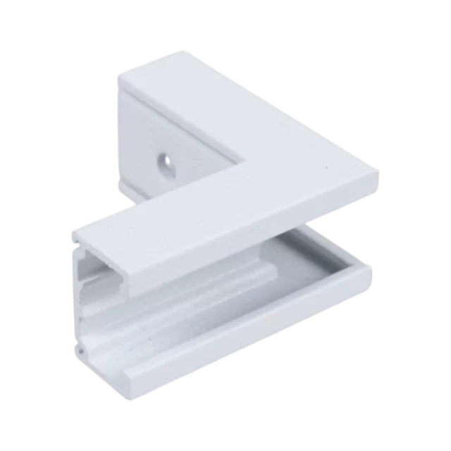 Systemy Szynowe → Micro11 → Akcesoria → Maxlight NT9010 Micro11 Kątownik natynkowy kąt boczny zewnętrzny
