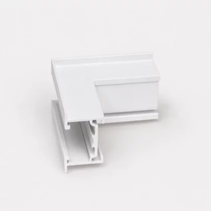 Sisteme De Șină → Micro11 → Accesorii → MAXLIGHT NT9015 Micro11 Recessed spring corner bracket, external side angle