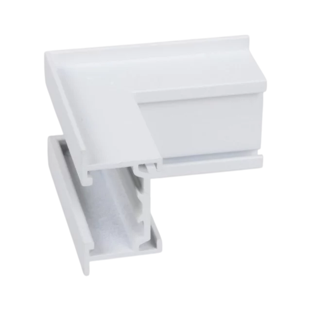 Systemy Szynowe → Micro11 → Akcesoria → Maxlight NT9014 Micro11 Kątownik wpuszczany sprężynowy kąt boczny wewnętrzny