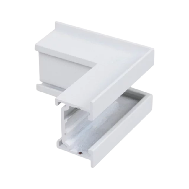 Systemy Szynowe → Micro11 → Akcesoria → Maxlight NT9014 Micro11 Kątownik wpuszczany sprężynowy kąt boczny wewnętrzny