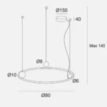 Lampy wiszące → Maxlight P0702 Solaris