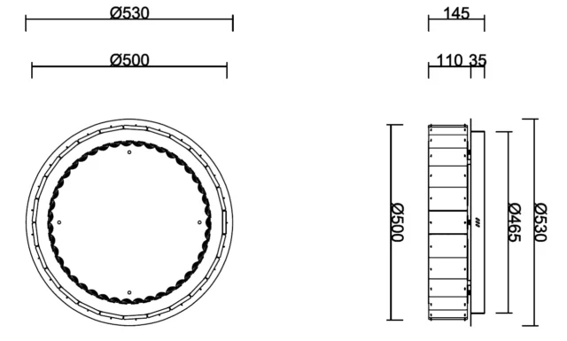 Plafony → Maxlight C0288 Savoy 24W