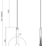 Lămpi suspendate → Maxlight P0690 Goldi