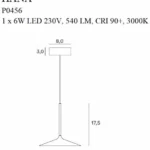 Lampes suspendues → Maxlight P0456 Hana