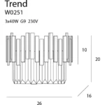 Kinkiety → Maxlight W0251 Trend