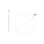 Miroirs → Maxlight W0387 Mirror Rond