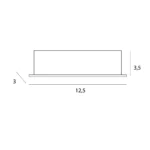 Éclairage Technique → Encastré → Maxlight H0136 X-line, à compléter avec le driver HT0136