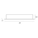 Oświetlenie Techniczne → Wpuszczane → Maxlight H0138 X-line, do skompletowania z zasilaczem HT0138
