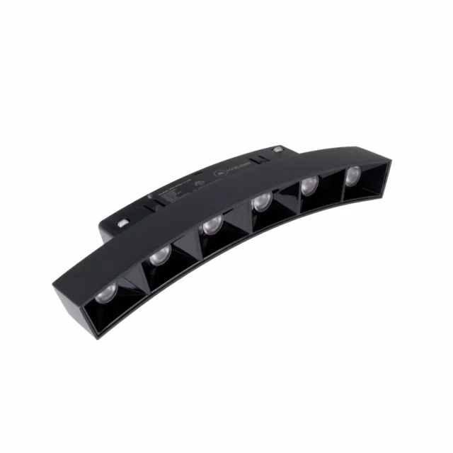 Bėgelių Sistemos → Magnetinės → Šviestuvai → Maxlight M0039Z Magnetic Lenktas rastras Zigbee