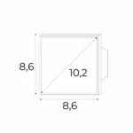 Bėgelių Sistemos → Magnetinės → Priedai → Maxlight MA0015 Magnetic Zigbee/Tuya valdymo skydelis