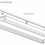 Systemy Szynowe → Systemy Szynowe 3-Fazowe → Akcesoria → Maxlight MHT1-P2-Bk Uchwyt do szyn długi