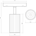 Systemy Szynowe → Magnetyczne → Oprawy → Maxlight M0063N Rubikon