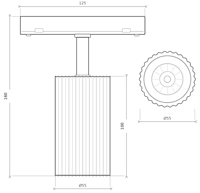 Systemy Szynowe → Magnetyczne → Oprawy → Maxlight M0063N Rubikon