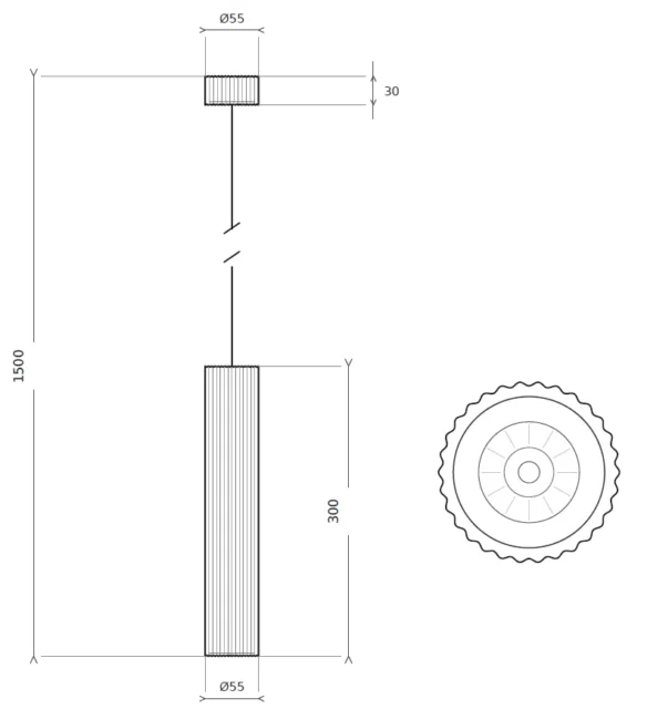 Lampy wiszące → Maxlight P0704 Rubikon